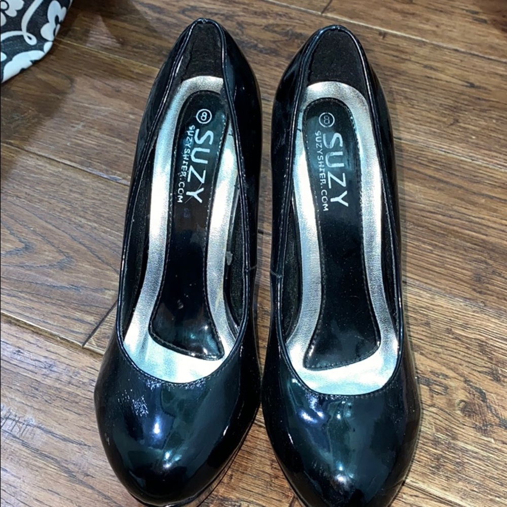 Black high heels